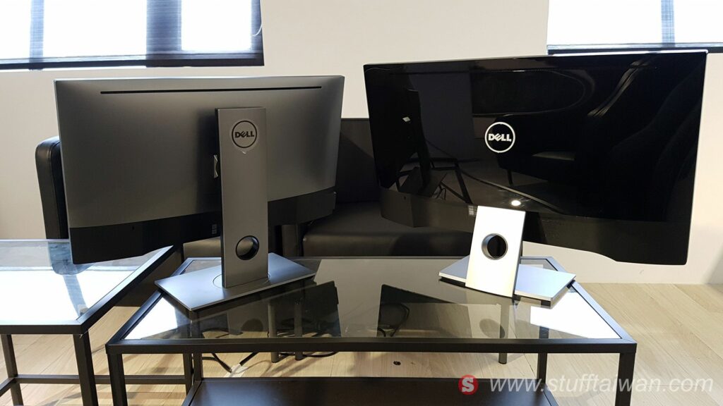 Dell UltraSharp 27 InfinityEdge U2717D（左）與Dell 28 Ultra HD 4K顯示器S2817Q