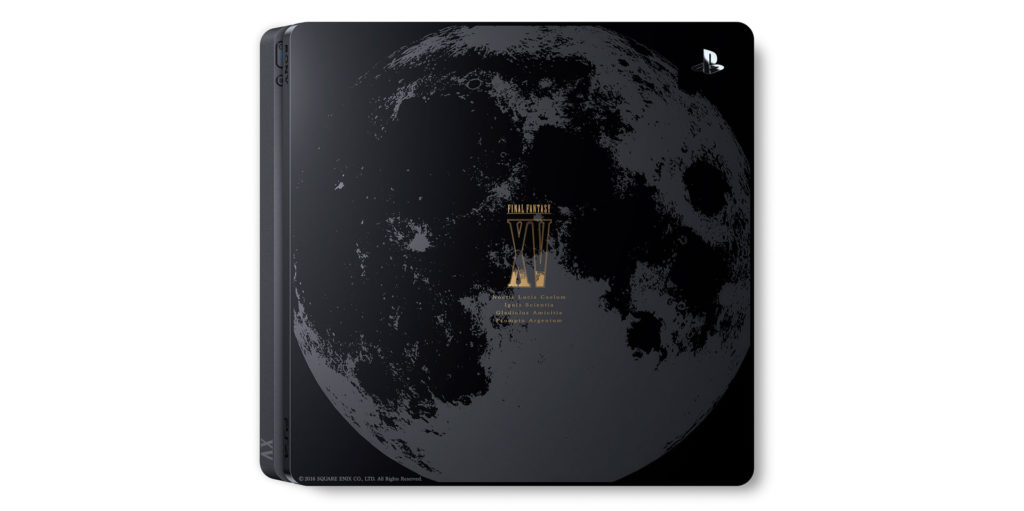 PlayStation 4 Final Fantasy XV Luna Edition主機圖