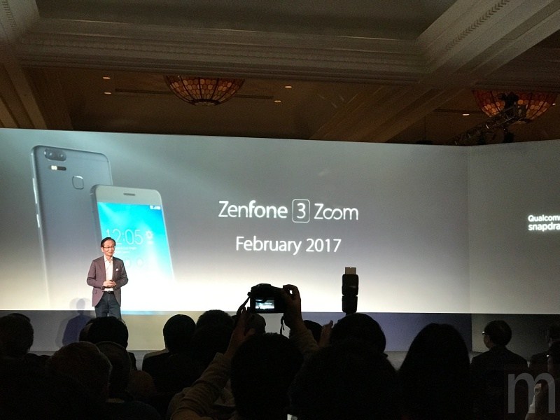 CES 2017：ASUS ZenFone 3 Zoom揭曉 搭載雙主鏡頭、最高對應12倍變焦、2月上市