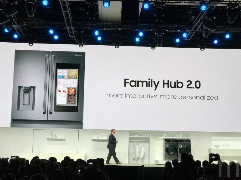 CES 2017：三星推出Family Hub 2.0系列家電、全新嵌入式家電