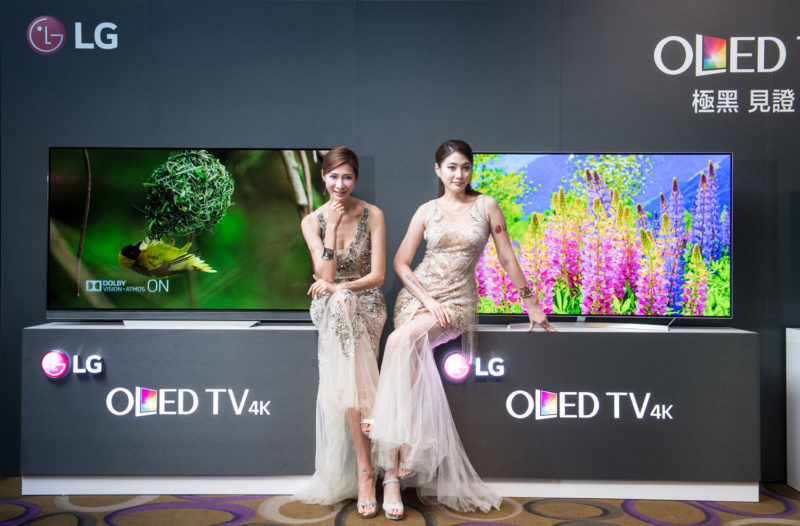 LG 2017 4K OLED TV情境照