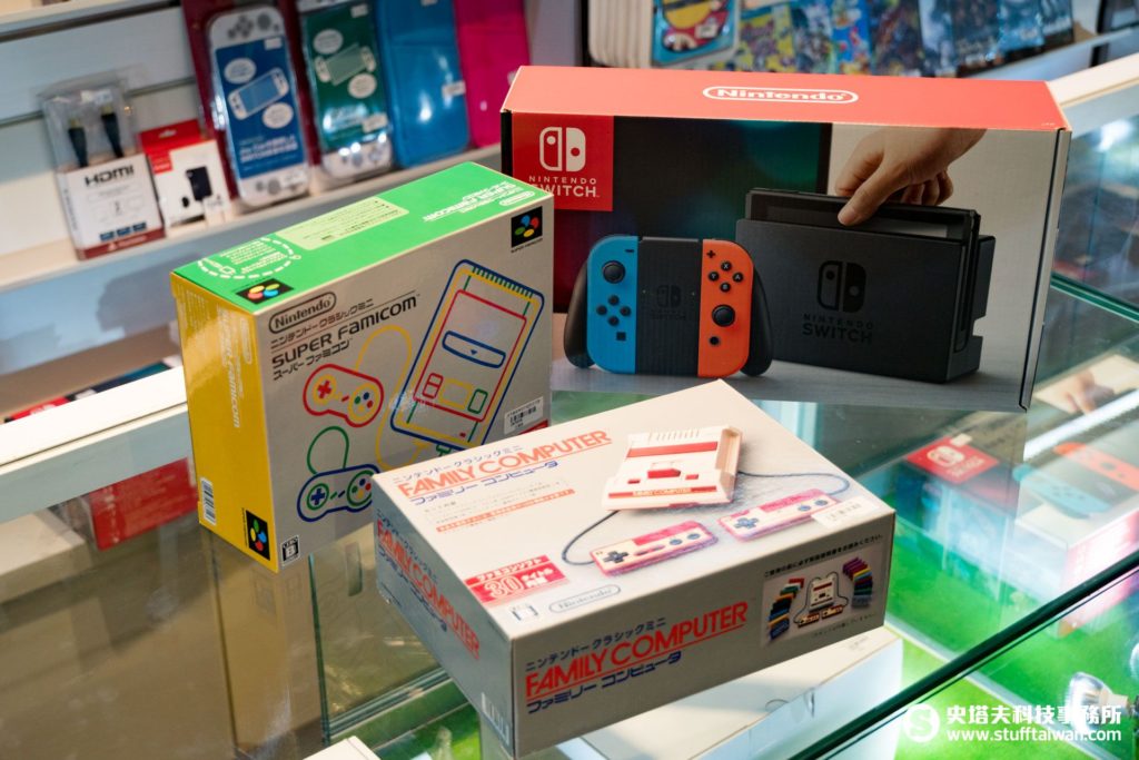 任天堂Switch、迷你超級任天堂、迷你任天堂紅白機