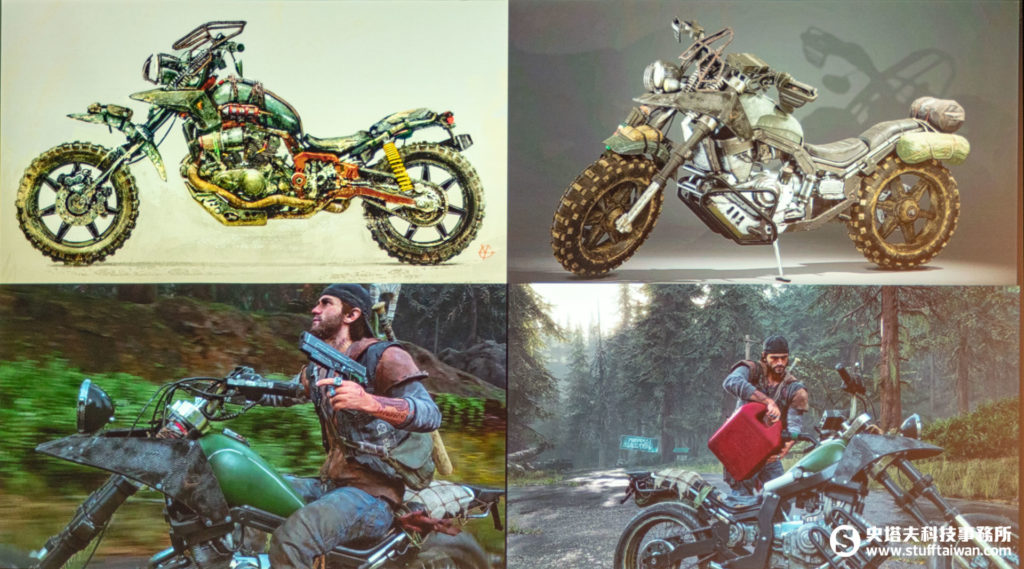 《Days Gone》內的機車設計