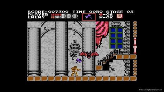 《悪魔城ドラキュラ（Castlevania）》遊戲畫面