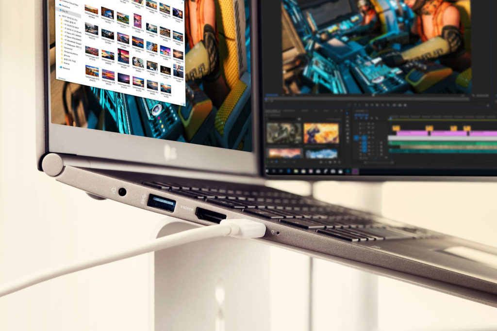 LG gram筆電的Thunderbolt 3連接埠