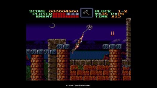 《悪魔城ドラキュラ（Super Castlevania Ⅳ）》遊戲畫面